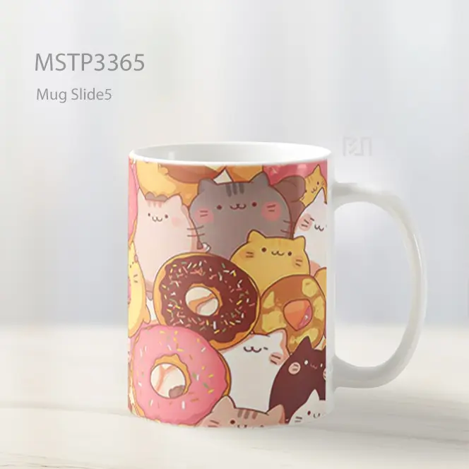Kucing Donat Mug MSTP3365 - All-side / Desain