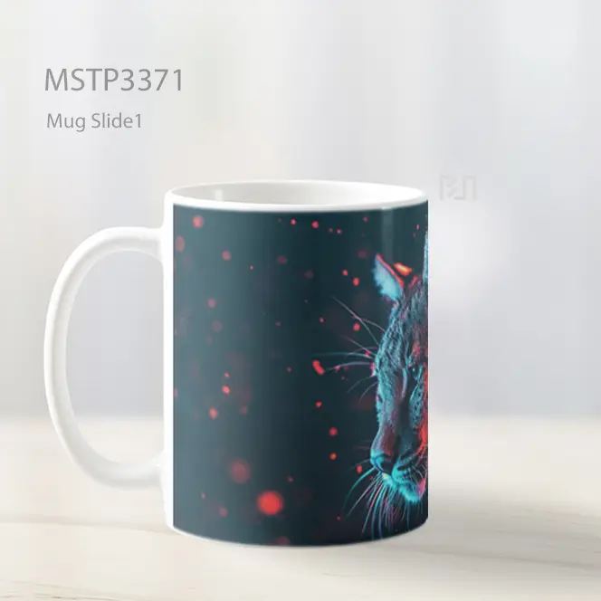Kucing Hutan Misterius Mug MSTP3371 - All-side / Desain