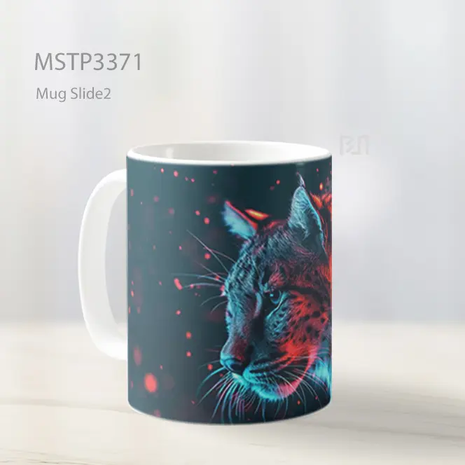Kucing Hutan Misterius Mug MSTP3371 - All-side / Desain
