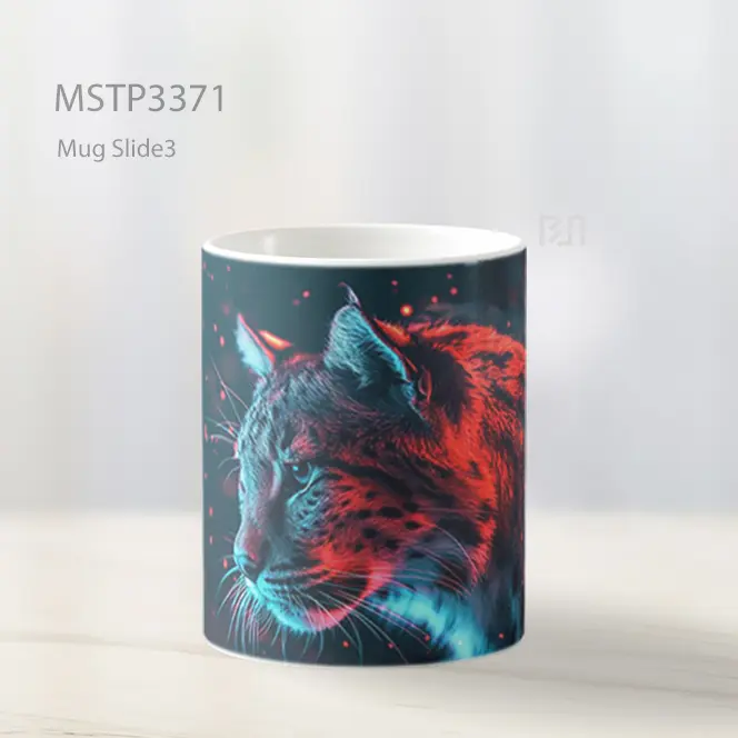 Kucing Hutan Misterius Mug MSTP3371 - All-side / Desain