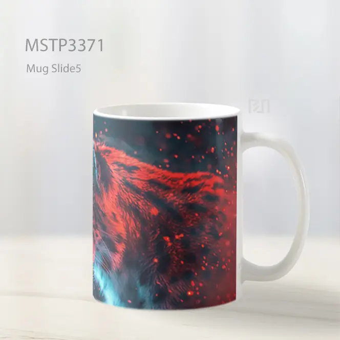Kucing Hutan Misterius Mug MSTP3371 - All-side / Desain