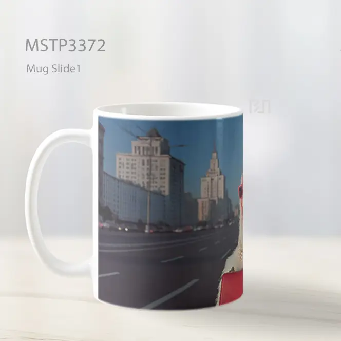 Kucing Keren Berkacamata Mug MSTP3372 - All-side / Desain