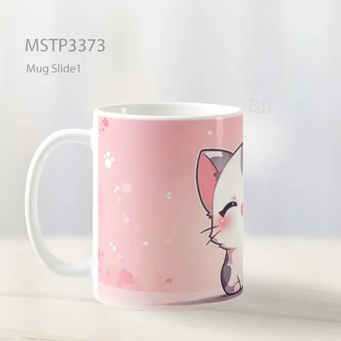 Kucing Manis Mug MSTP3373 - All-side / Desain