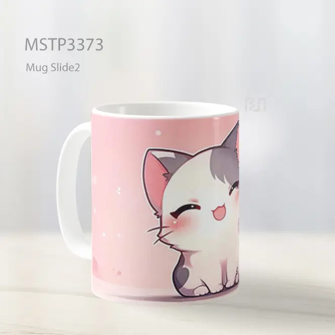Kucing Manis Mug MSTP3373 - All-side / Desain