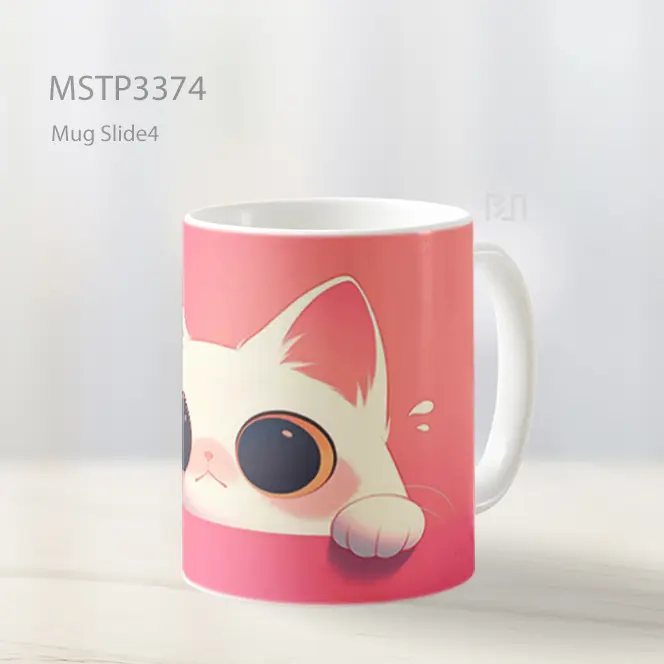Kucing Mata Bulat Mug MSTP3374