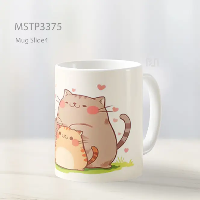 Kucing Menggeliat Mug MSTP3375