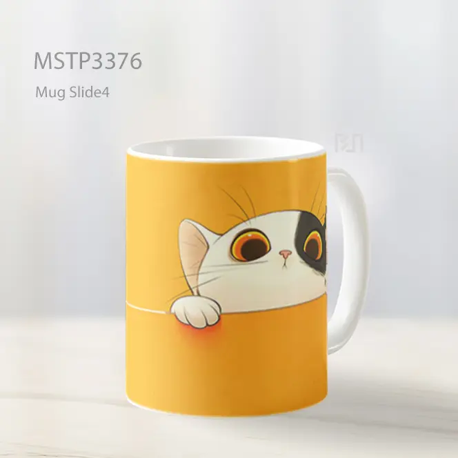 Kucing Mengintip Mug MSTP3376