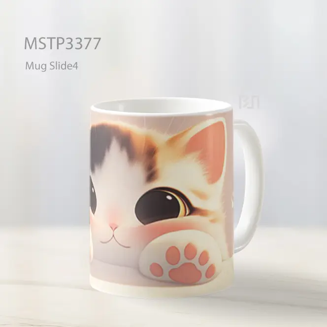 Kucing Mengintip Mug MSTP3377