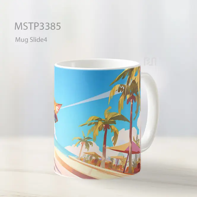 Kucing Skateboard Mug MSTP3385