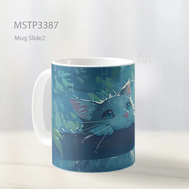 Kucing Sungai Mug MSTP3387 - All-side / Desain