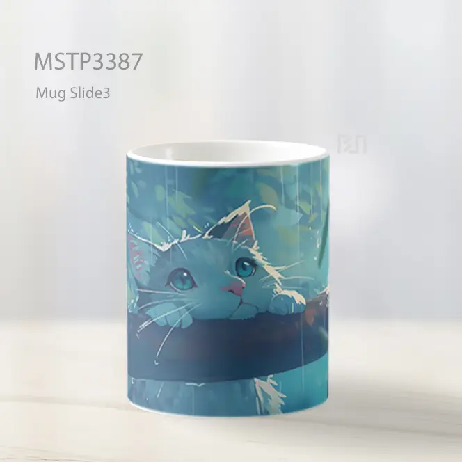 Kucing Sungai Mug MSTP3387 - All-side / Desain