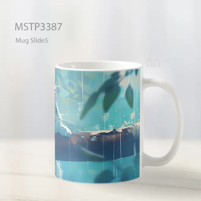 Kucing Sungai Mug MSTP3387 - All-side / Desain