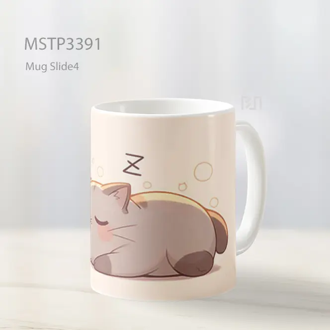 Kucing Tidur Nyenyak Mug MSTP3391