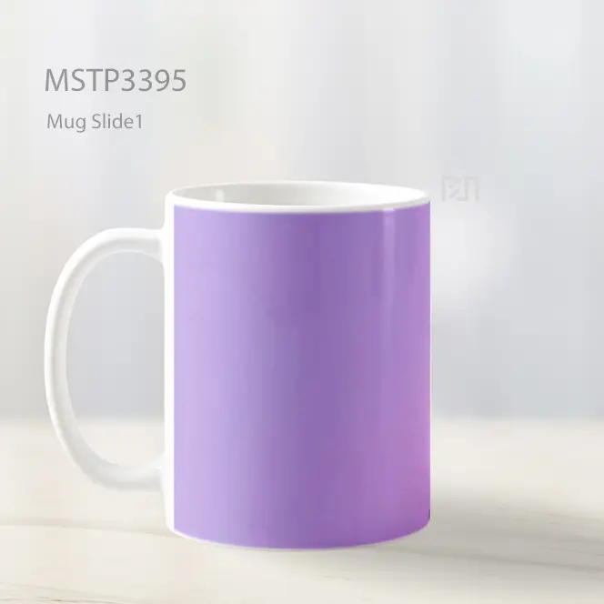 Kucing Ungu Imut Mug MSTP3395 - All-side / Desain