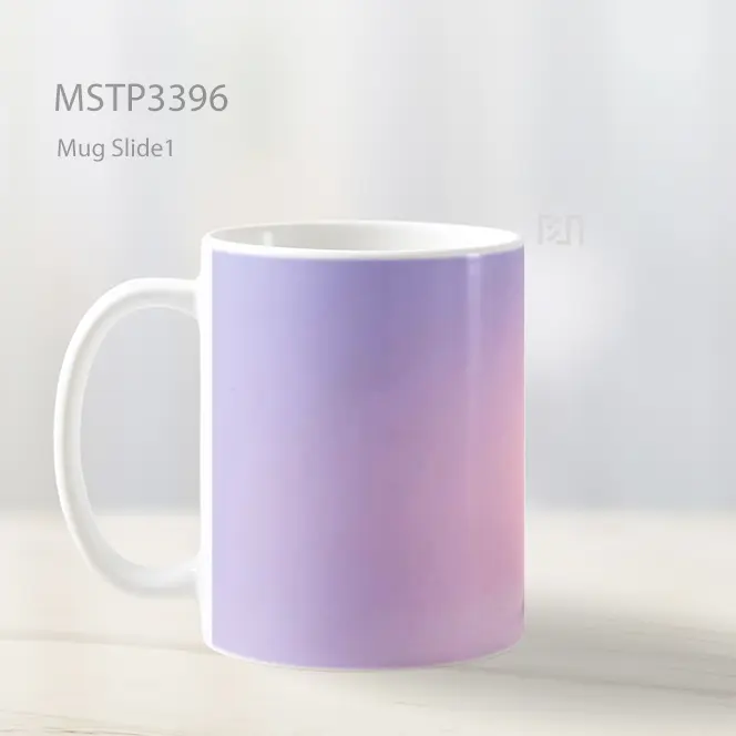 Kucing Ungu Lucu Mug MSTP3396 - All-side / Desain