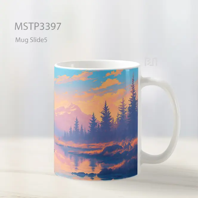 Kuda Di Pegunungan Mug MSTP3397 - All-side / Desain