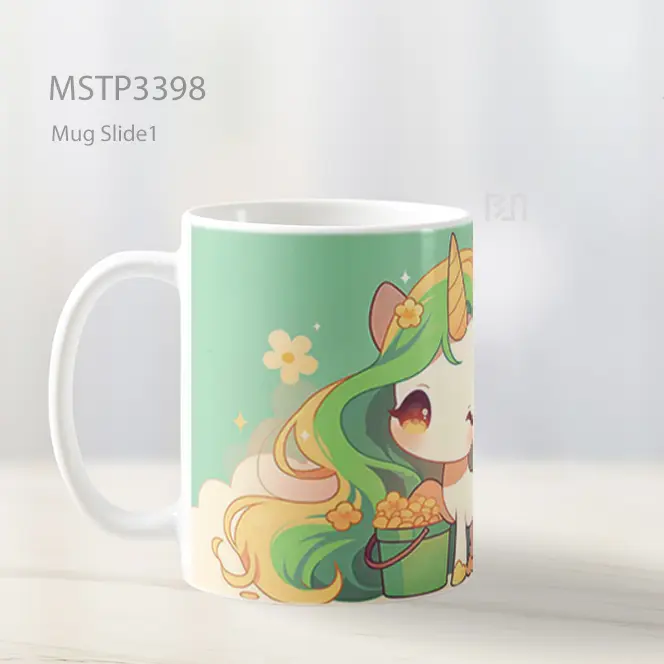Kuda Unicorn Warna Warni Mug MSTP3398 - All-side / Desain