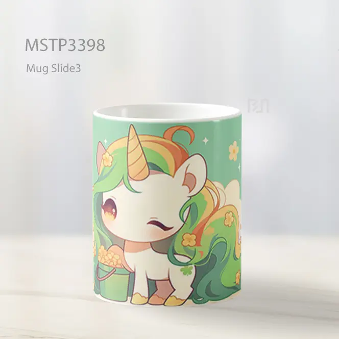 Kuda Unicorn Warna Warni Mug MSTP3398 - All-side / Desain