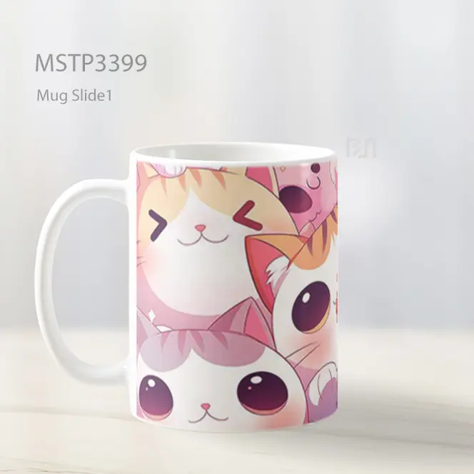 Kumpulan Anak Kucing Mug MSTP3399 - All-side / Desain