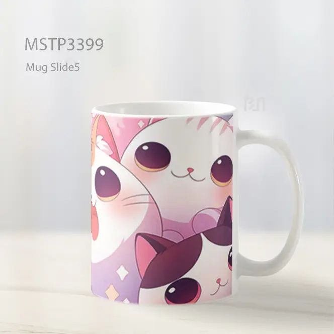 Kumpulan Anak Kucing Mug MSTP3399 - All-side / Desain