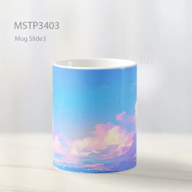 Langit Awan Biru Pink Mug MSTP3403 - All-side / Desain