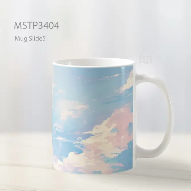 Langit Awan Pastel Mug MSTP3404 - All-side / Desain