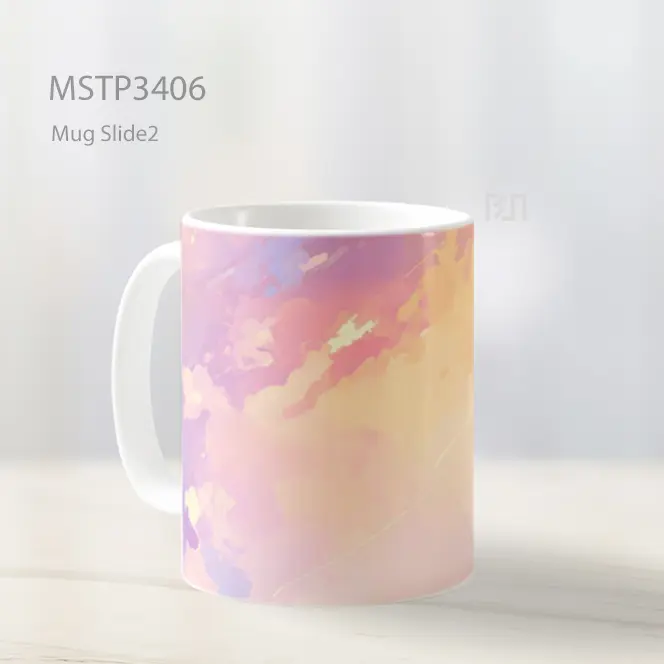 Langit Jingga Pastel Mug MSTP3406 - All-side / Desain