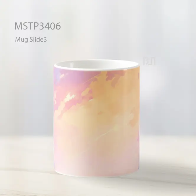 Langit Jingga Pastel Mug MSTP3406 - All-side / Desain