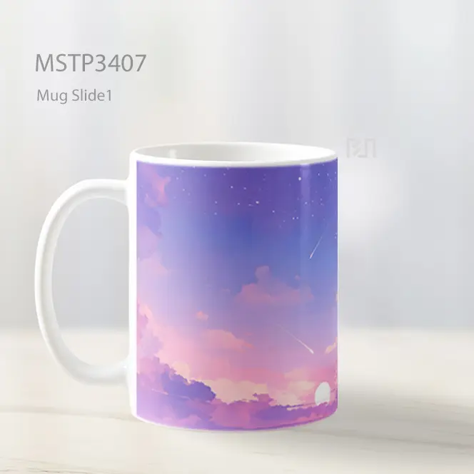 Langit Senja Pastel Mug MSTP3407 - All-side / Desain