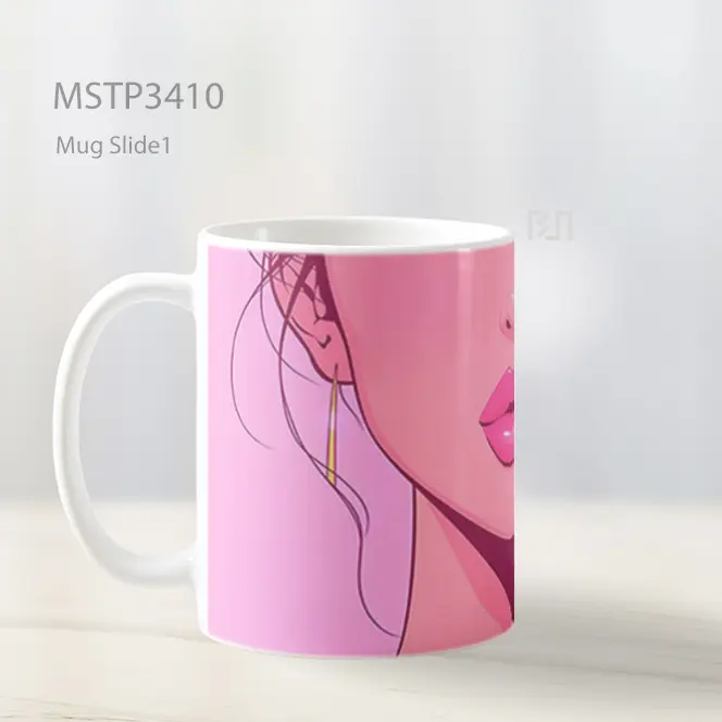 Lipstik Pink Mug MSTP3410 - All-side / Desain