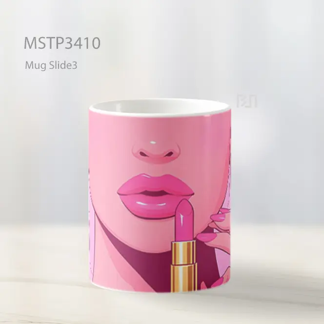 Lipstik Pink Mug MSTP3410 - All-side / Desain