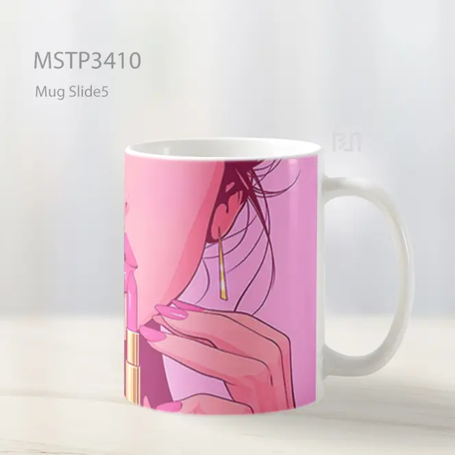 Lipstik Pink Mug MSTP3410 - All-side / Desain