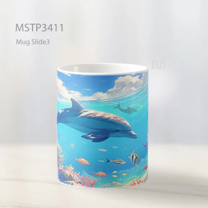 Lumba Lumba Ceria Mug MSTP3411 - All-side / Desain