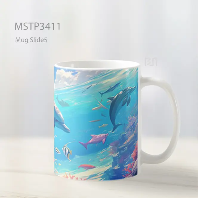 Lumba Lumba Ceria Mug MSTP3411 - All-side / Desain
