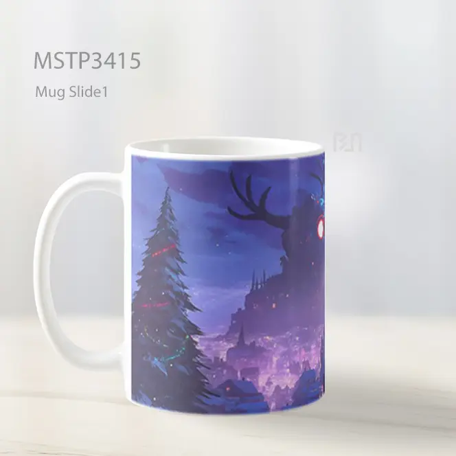 Malam Kota Fantasi Mug MSTP3415 - All-side / Desain