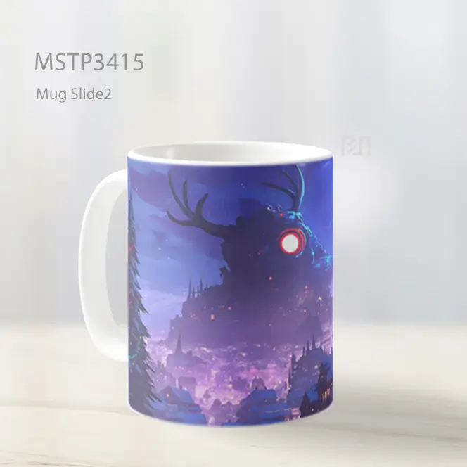 Malam Kota Fantasi Mug MSTP3415 - All-side / Desain