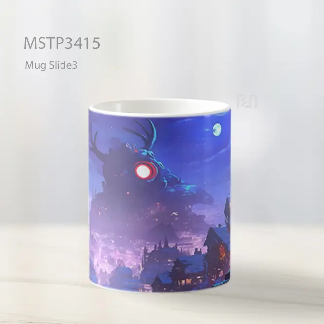Malam Kota Fantasi Mug MSTP3415 - All-side / Desain