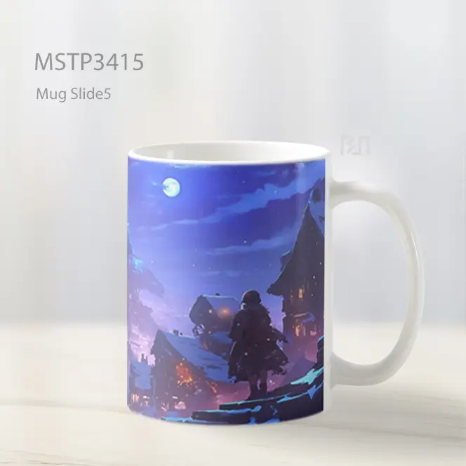 Malam Kota Fantasi Mug MSTP3415 - All-side / Desain