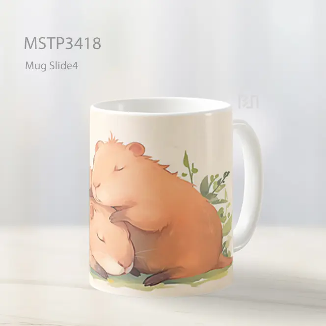 Marmut Berpelukan Mug MSTP3418