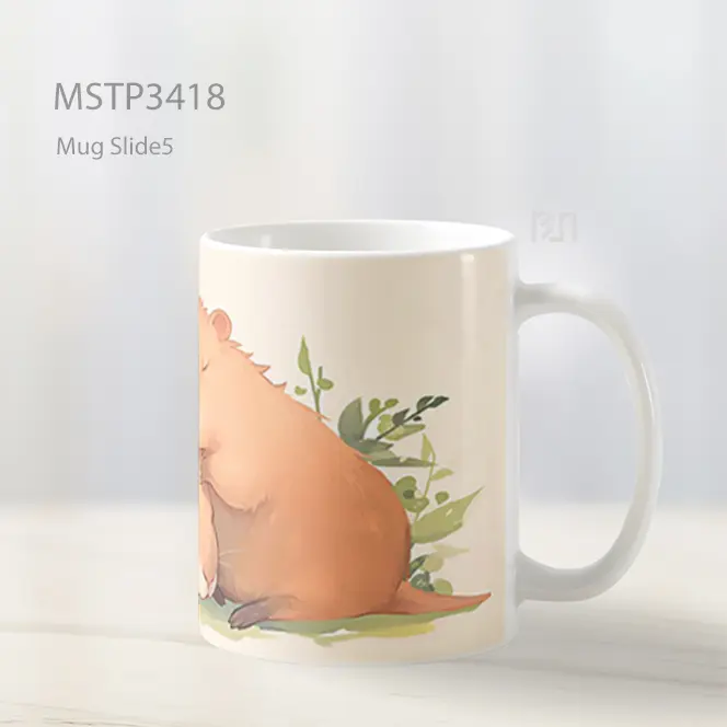 Marmut Berpelukan Mug MSTP3418 - All-side / Desain
