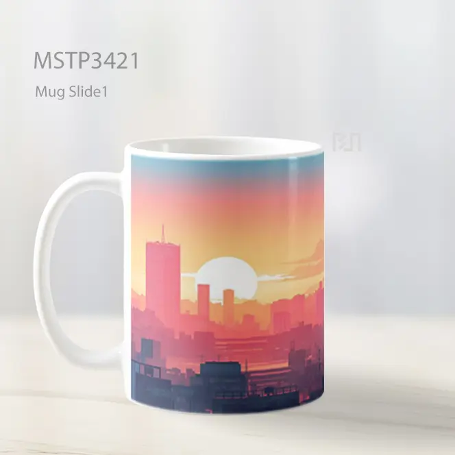 Matahari Kota Mug MSTP3421 - All-side / Desain