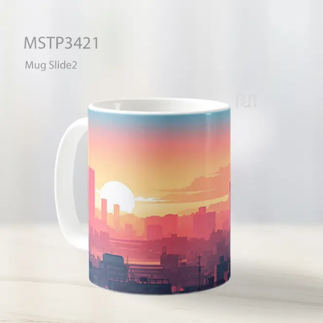 Matahari Kota Mug MSTP3421 - All-side / Desain