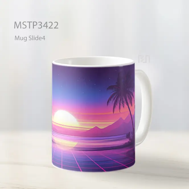 Matahari Pantai Tropis Mug MSTP3422