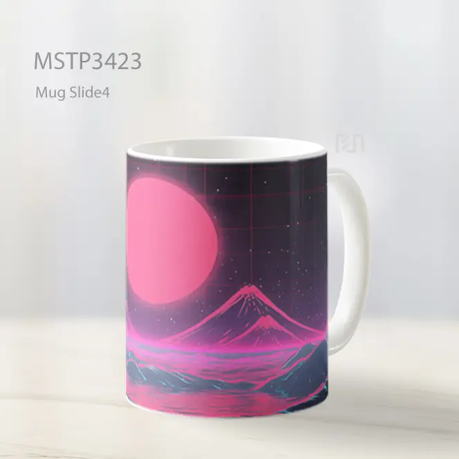Matahari Retro Wave Mug MSTP3423