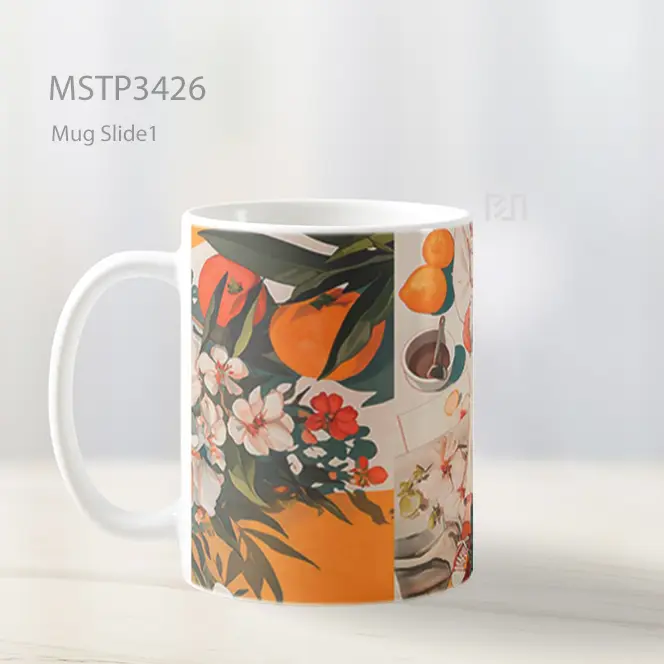 Meja Buah Dan Buku Mug MSTP3426 - All-side / Desain
