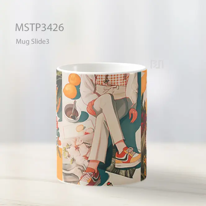 Meja Buah Dan Buku Mug MSTP3426 - All-side / Desain