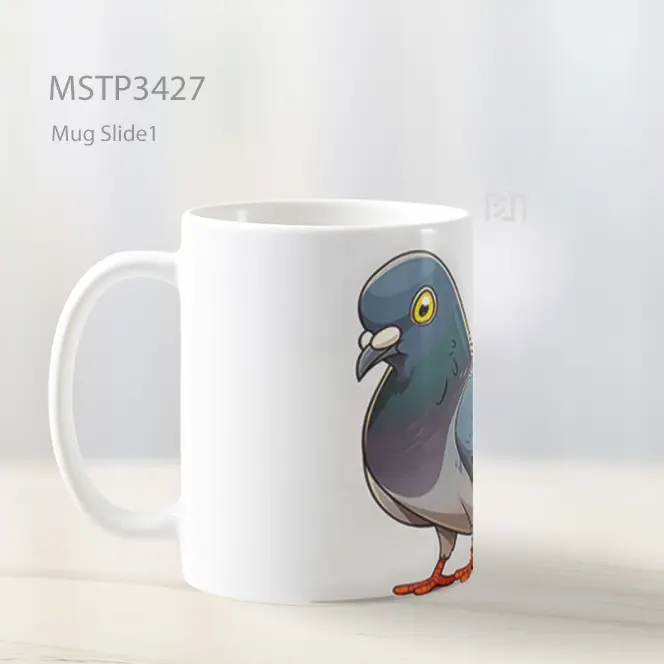 Merpati Kartun Mug MSTP3427 - All-side / Desain