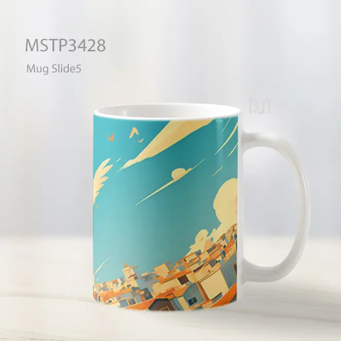 Merpati Terbang Mug MSTP3428 - All-side / Desain