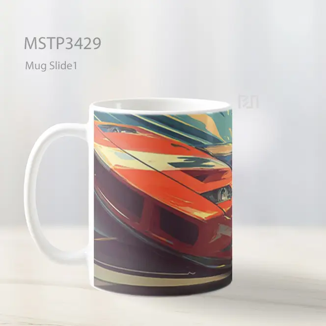Mobil Sport Shiba Inu Mug MSTP3429 - All-side / Desain