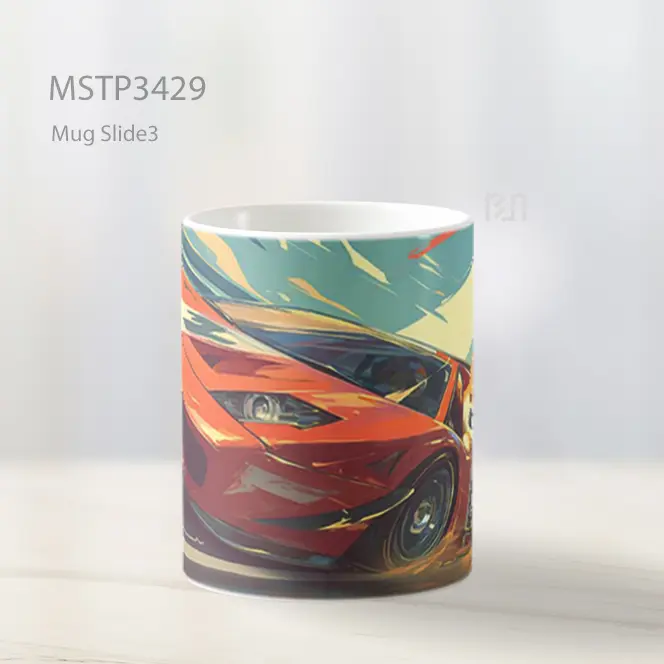Mobil Sport Shiba Inu Mug MSTP3429 - All-side / Desain